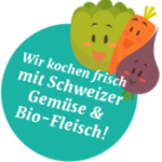 Wir kochen frisch mit Schweizer Gemüse & Bio-Fleisch
